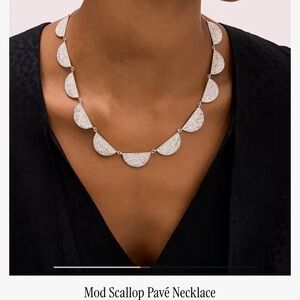 Kate Spade Glittering Silver Necklace